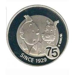 Kuifje 10 euro munt in luxe houder