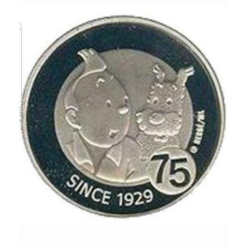 Kuifje 10 euro munt in luxe houder