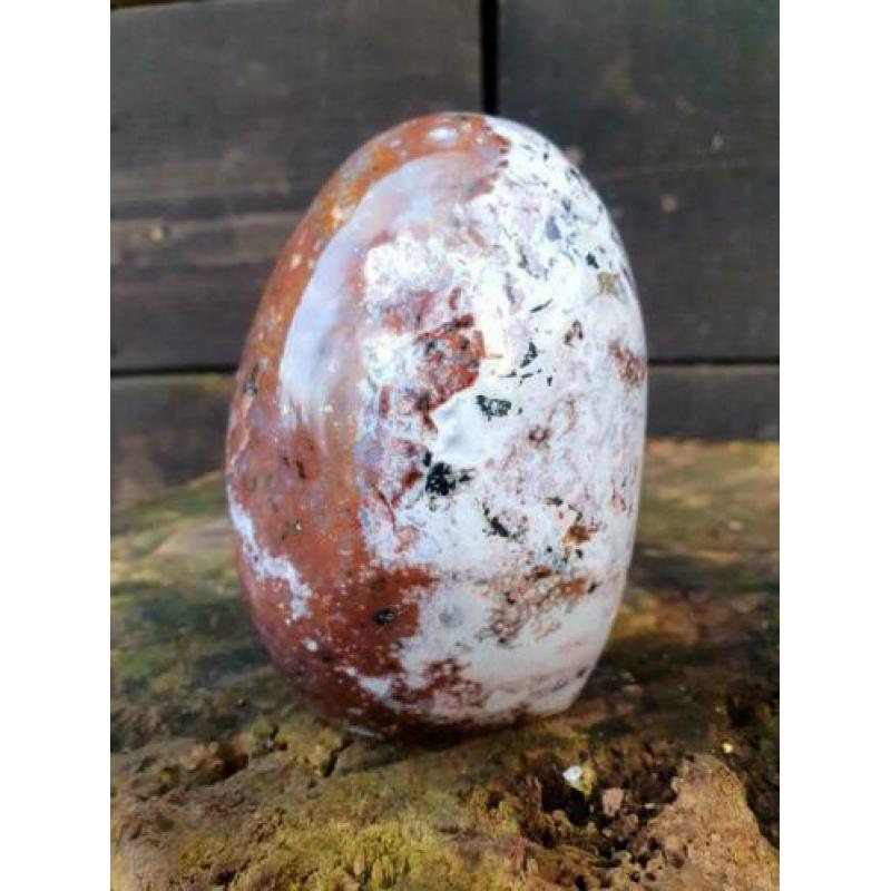 Sculptuur van oceaan jaspis 585 gram