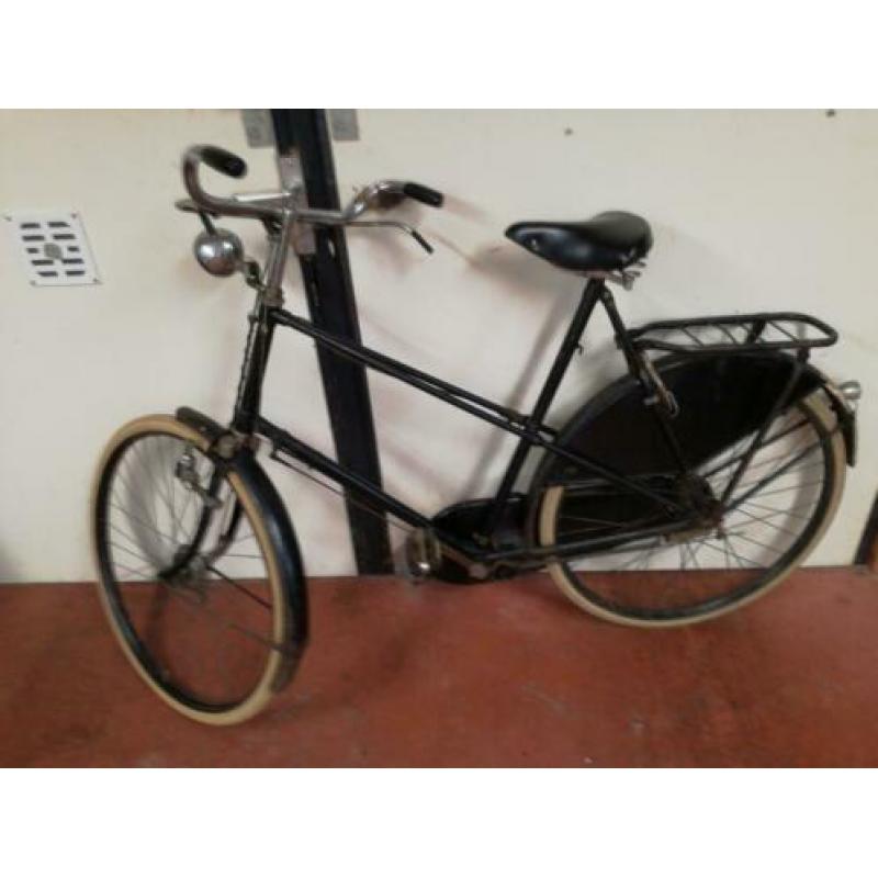 Antieke gazelle pastoorsfiets ,kruisframe
