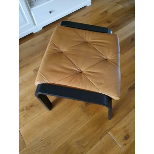 Ikea leren voetenbankje poäng,nieuw.