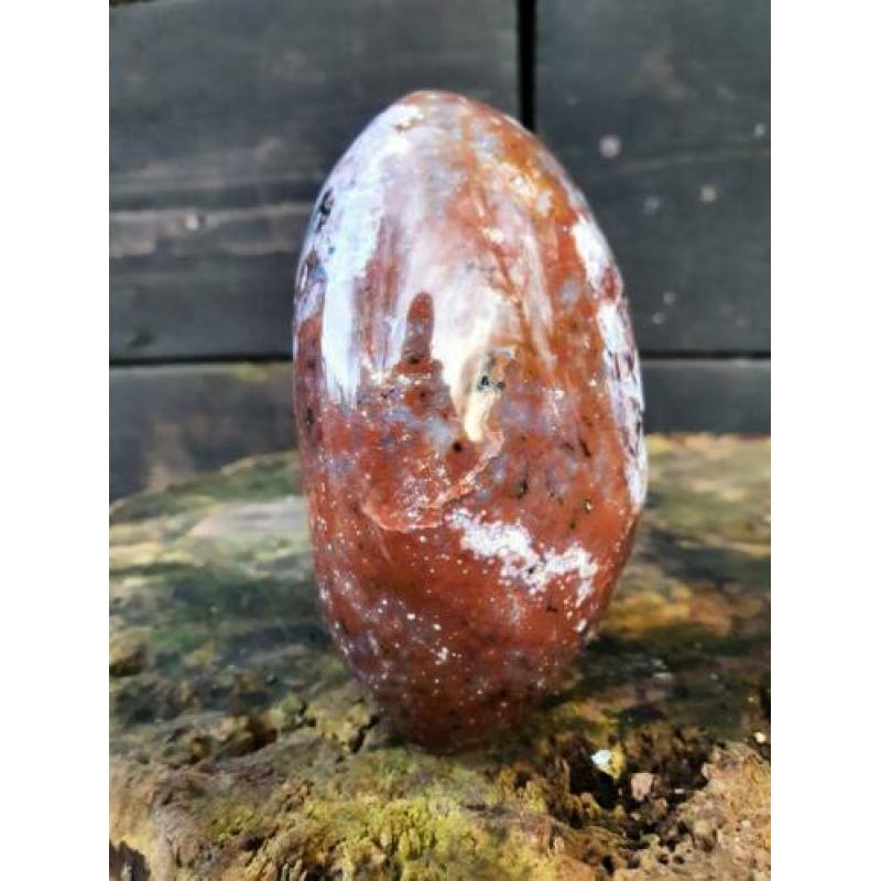 Sculptuur van oceaan jaspis 585 gram