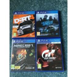 Sony Ps4 500GB met controller en 4 spellen z.g.a.n.
