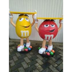 Originele M&M Yellow dienblad tafel.