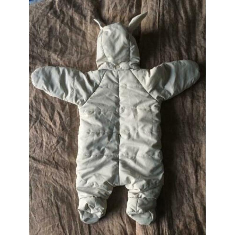 baby skipak h&m met konijnen oren mt56