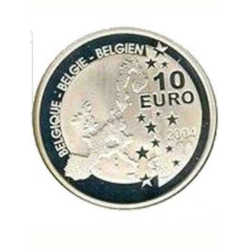 Kuifje 10 euro munt in luxe houder