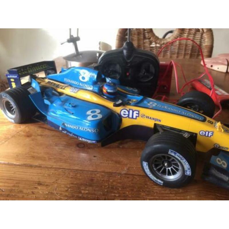 Radiografische raceauto formule 1 Alonso