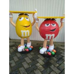 Originele M&M Yellow dienblad tafel.