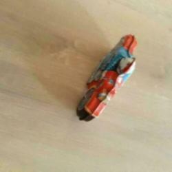 Blikken oud motortje 23 cm