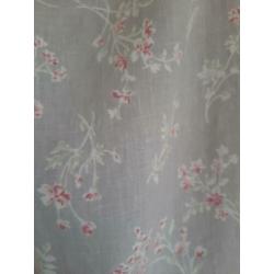 Vintage grijze rok met bloemen maat 38/40