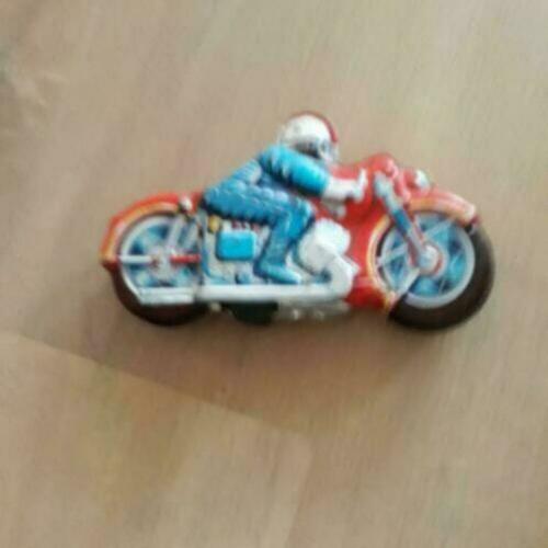 Blikken oud motortje 23 cm