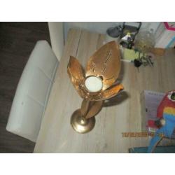 1 metalen gouden tulp waxine lamp