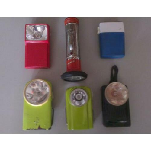 diverse oude zaklantaarns / zaklampen / verlichting