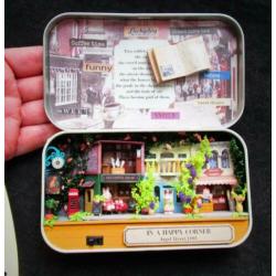Box Dream Theatre~Harry Bella~Miniatuur in Blik~Konijntjes