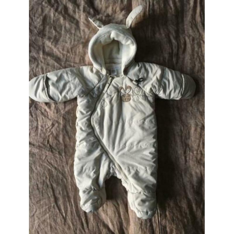 baby skipak h&m met konijnen oren mt56