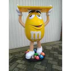 Originele M&M Yellow dienblad tafel.