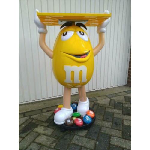 Originele M&M Yellow dienblad tafel.
