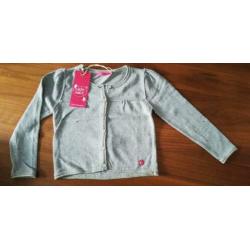 Vest lichtgrijs CAKEWALK met glitters, maat 92 NIEUW