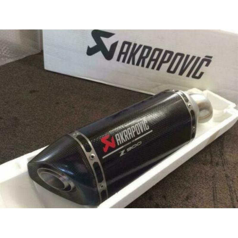 Akrapovic carbon uitlaat demper Kawasaki Z900 2017 2018 2019