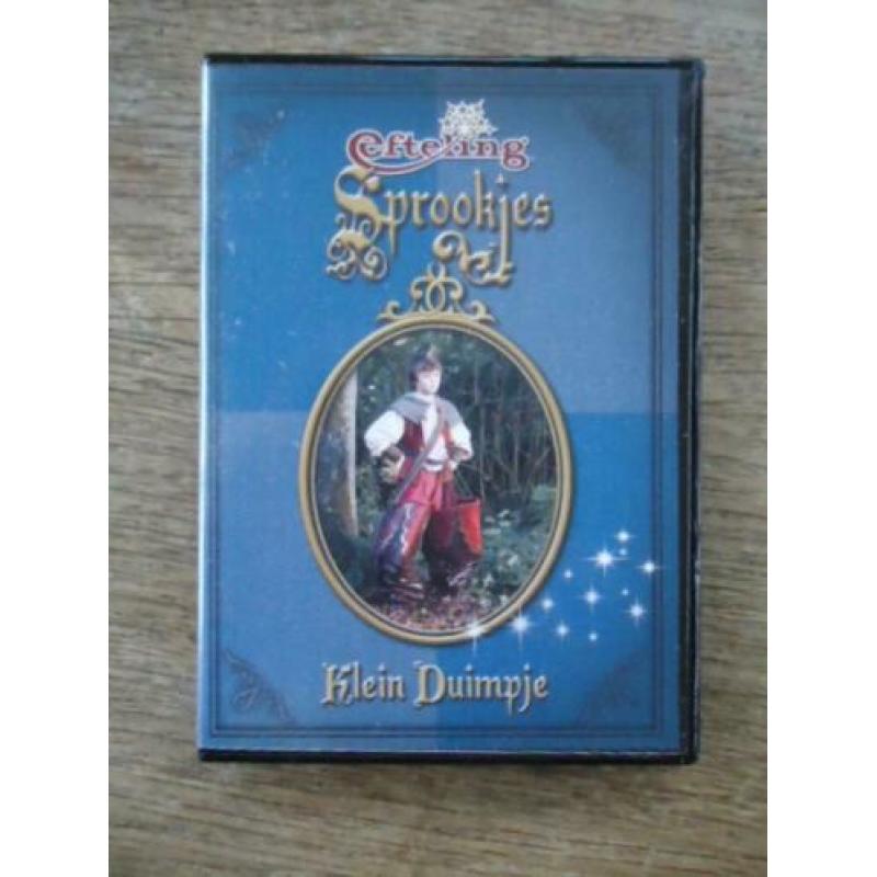 Efteling mini DVD Sprookjes - 4 verschillende dvd's nieuw!