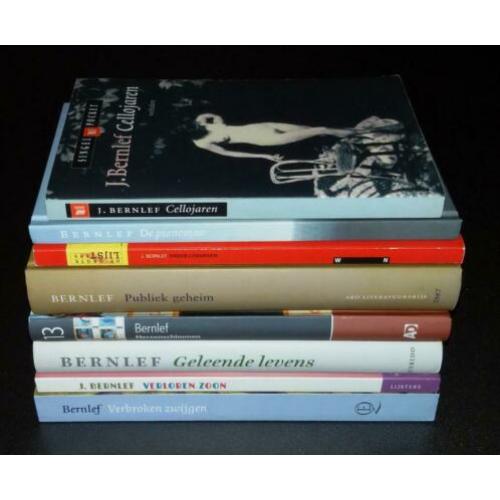 8 boeken van Bernlef - oa Geleende levens - Onder ijsbergen