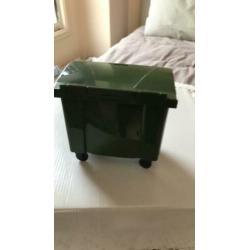 Afvalcontainer voor een poppenhuis