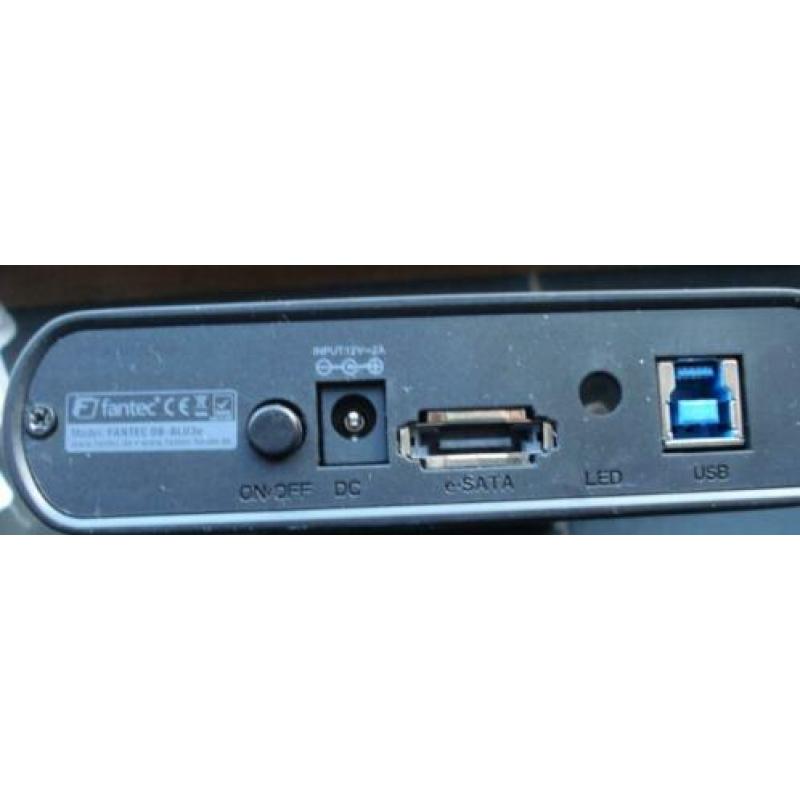 HDD 1 TB in behuizing USB 3.0 en SATA
