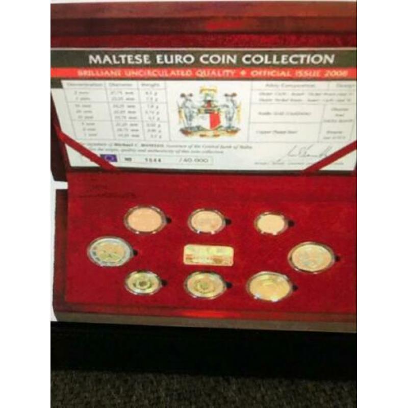 Voor de liefhebber!!! Mooie set Malta 2008 compleet (24,95)