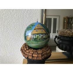 Grote glazen mondgeblazen geschilderde bollen
