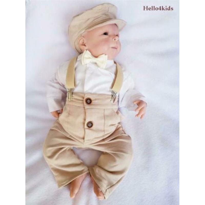 56 lichtblauw kostuumpje baby bruidsjonker doop kleding