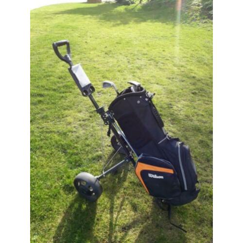 Golftrolley met tas