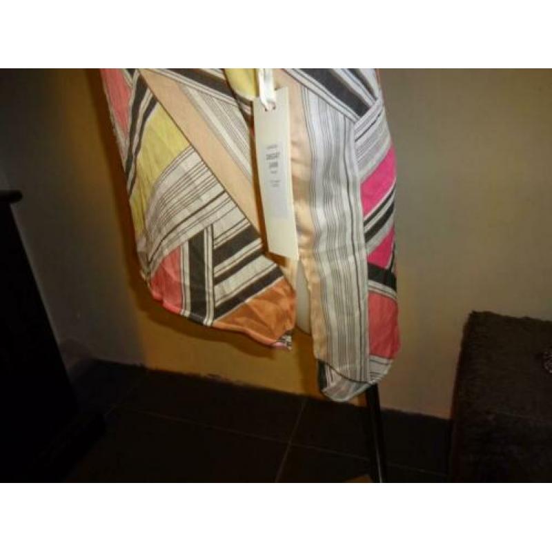 D4A Ana Alcazar zijden achtig tuniek print abstract nieuw M