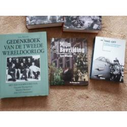 5 mooie dikke en zware boeken over de oorlog