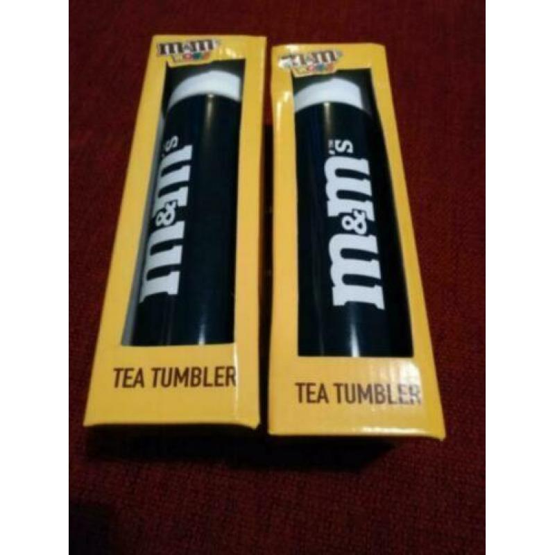 M&M's tea tumbler € 17,50 per stuk nieuw