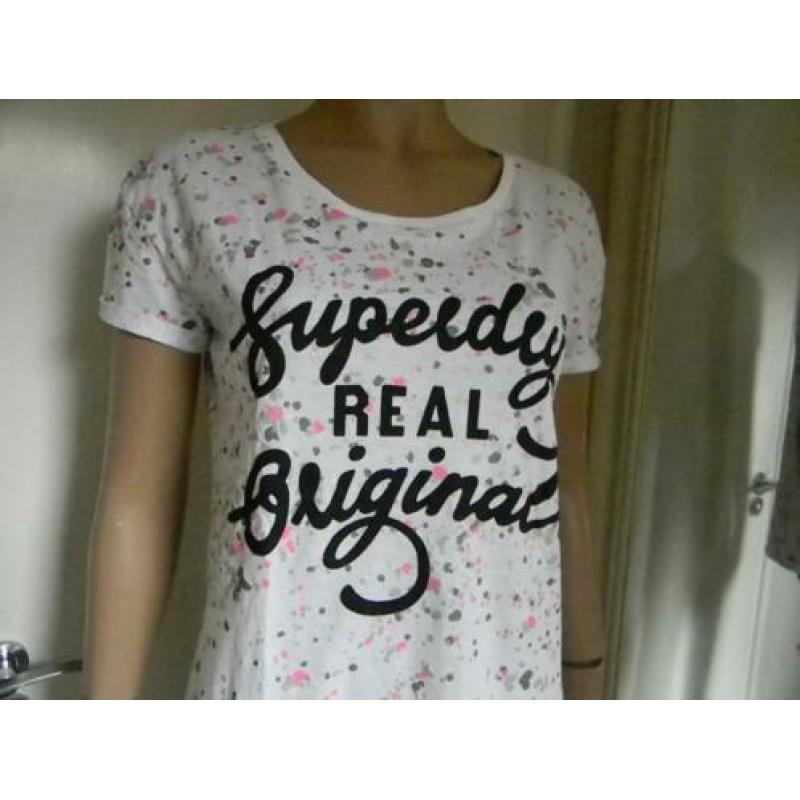 SUPERDRY apart mooi shirt MAAT S ALS NIEUW