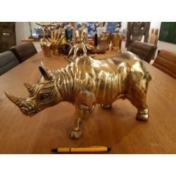 messing neushoorn rhino brass nieuw Eric Kuster stijl