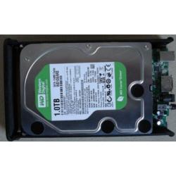HDD 1 TB in behuizing USB 3.0 en SATA