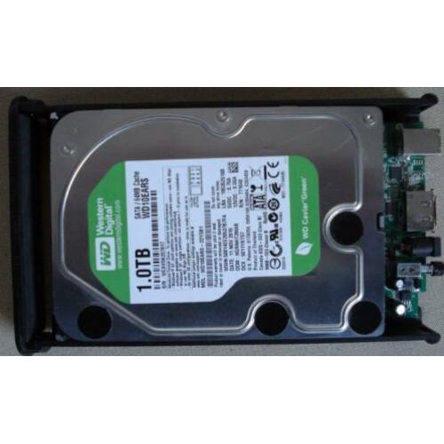 HDD 1 TB in behuizing USB 3.0 en SATA