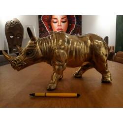 messing neushoorn rhino brass nieuw Eric Kuster stijl