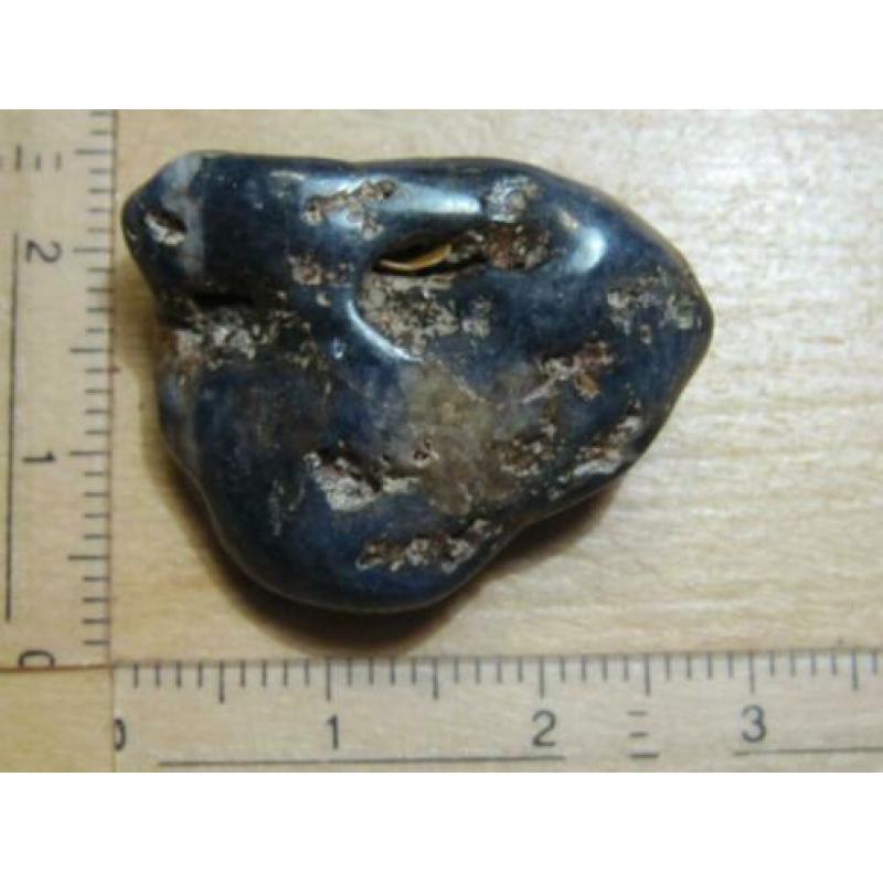 opruiming: 2x grote edelsteen BLAUWE SAFFIER (5)