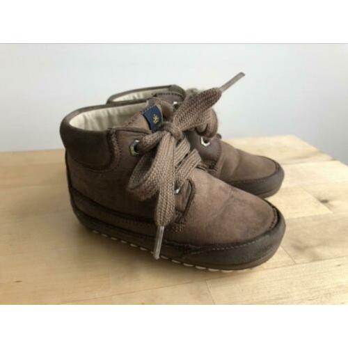Shoesme babyproof bruin leren halfhoge schoentjes maat 20