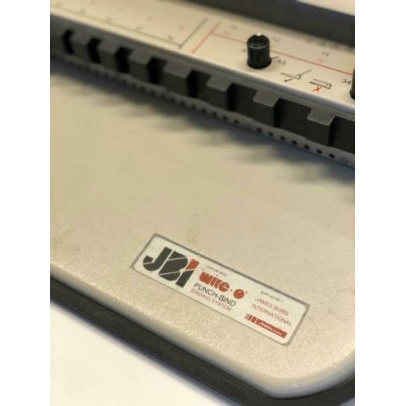 JBI wire-o punch-bind binding system rond 3:1