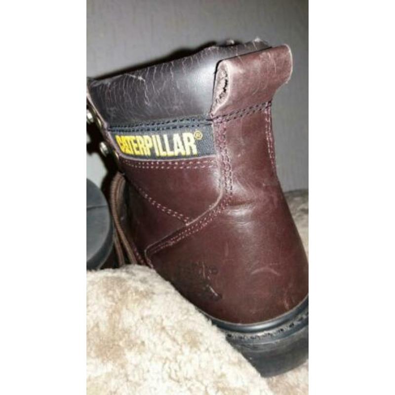 Bruine bergschoenen van leer , CATERPILLAR