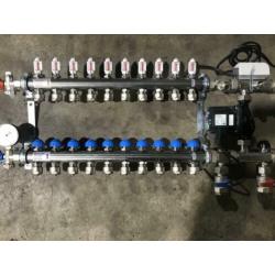Vloerverwarming verdeler 10 en 8 groeps nieuw met garantie