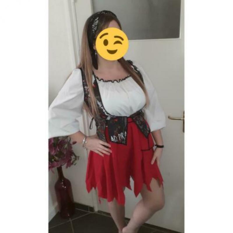Carnaval piratenpak piraten pakje mt M-L