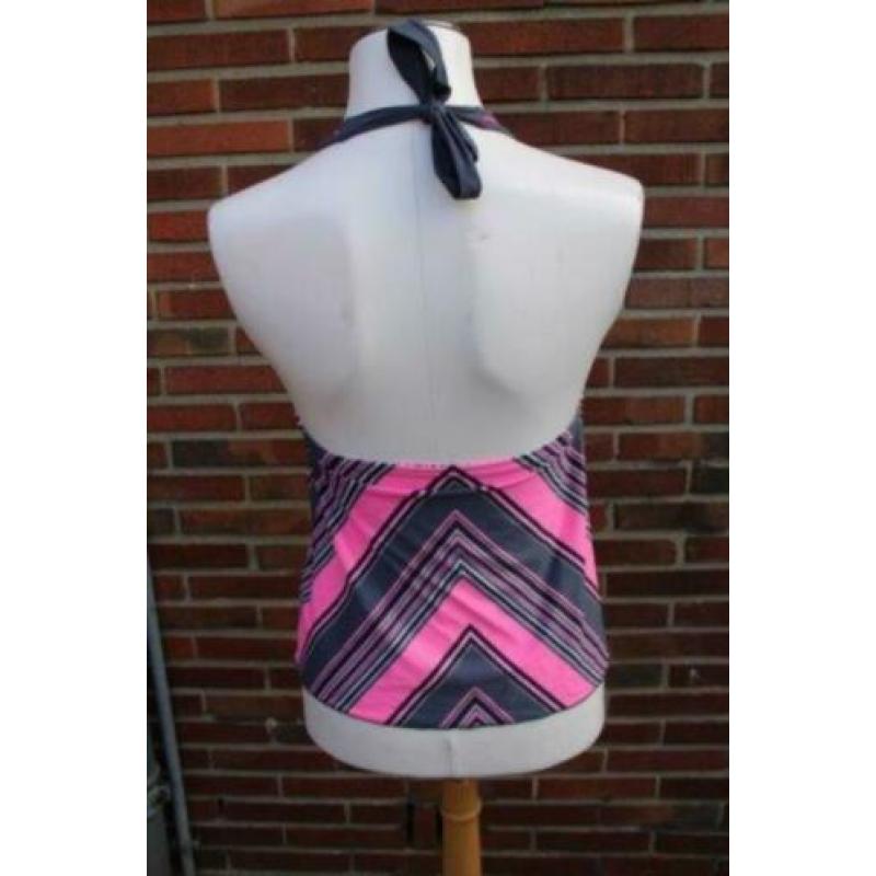 Tankini bovenstuk roze/grijs mt S AANBIEDING