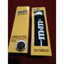 M&M's tea tumbler € 17,50 per stuk nieuw