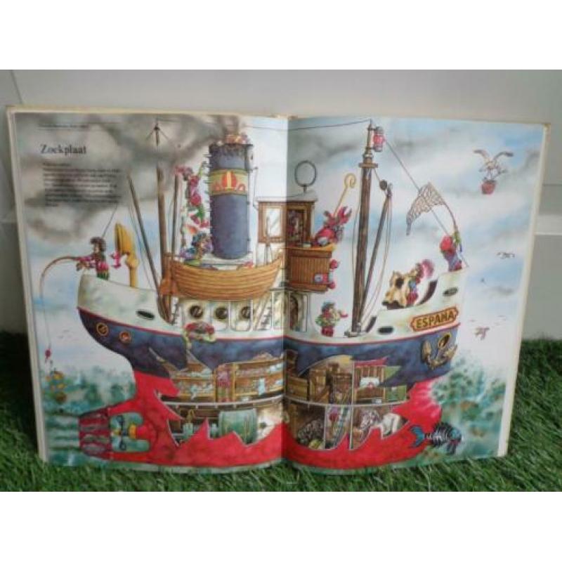 Vintage Groot Sinterklaas boek,diverse verhalen Zwarte Piet