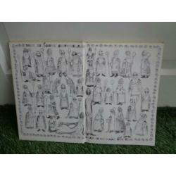 Vintage Groot Sinterklaas boek,diverse verhalen Zwarte Piet