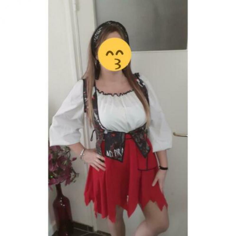 Carnaval piratenpak piraten pakje mt M-L